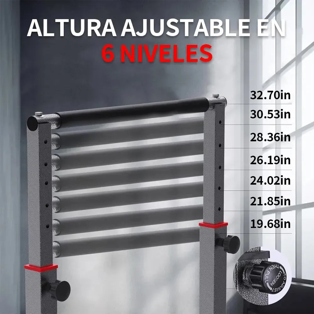 Barra de fondo 9 niveles ajustables